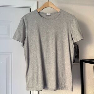 ASKET heather grey crew neck short sleeve tee t-shirt‎